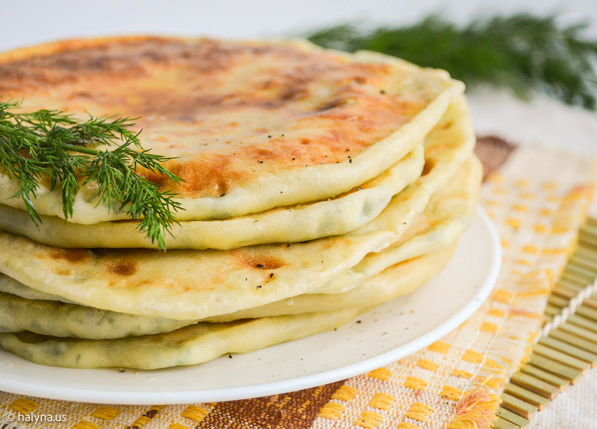 Cheese & Herb Stuffed Flatbreads