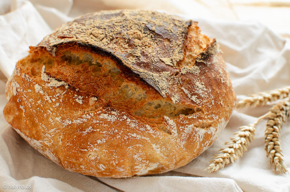 Overnight No-Knead Bread