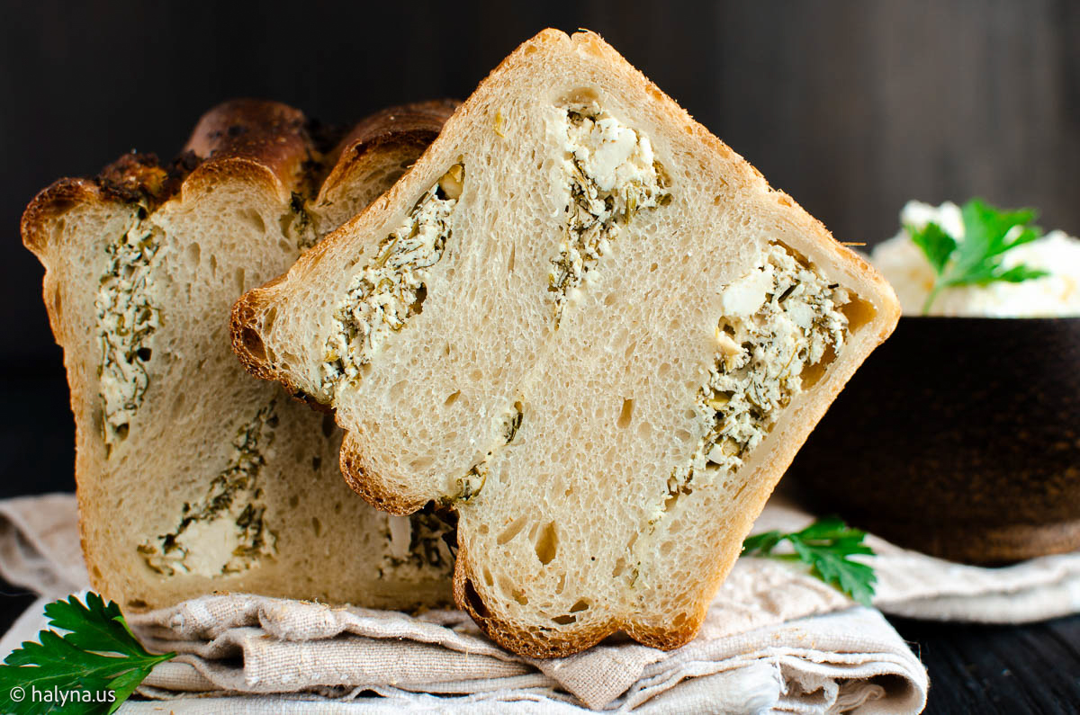Feta & Herb Accordion Loaf
